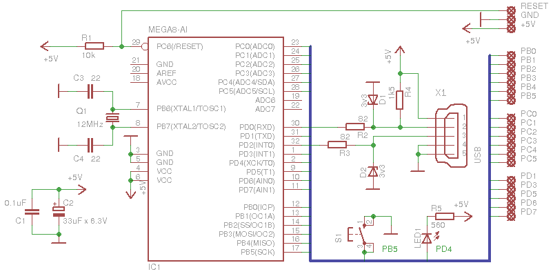 Circuit of sega/nes/playstation joystick adapter