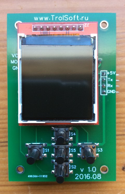 Собранный дисплейный модуль 128x128 1.44 inch LCD